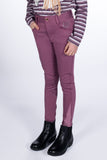 Alva riding breeches dark purple
