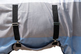 Vliegendeken Strong met hals Blauw-Wit-Grijs