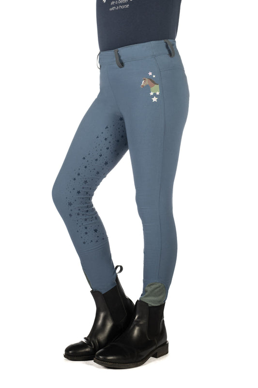 Rijlegging Pony Dream II Rookblauw Junior