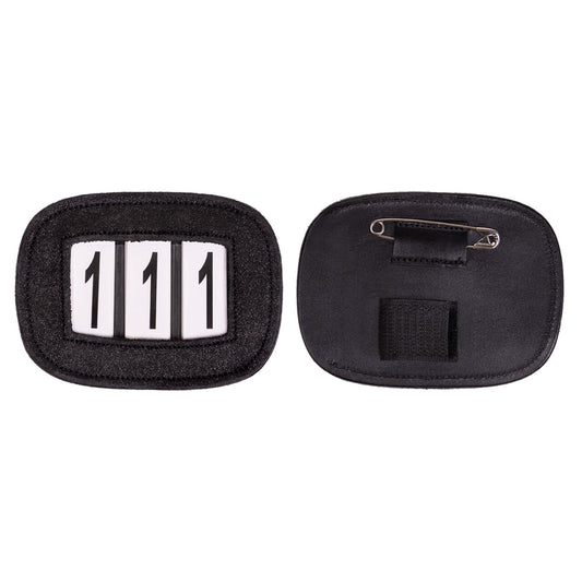 Nummerhouder Shine Zwart