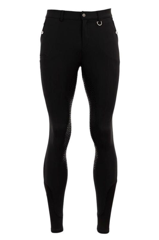 Riding Breeches Maikel Men Black Full Grip