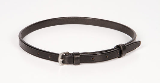 Sperriem Leder Zwart