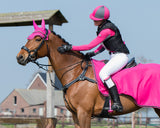 Singel met buikflap luxe zwart