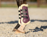Menton Plum tendon boots