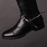 Spurstraps Patent Leather Black