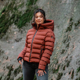 Pufferjas Kort Penelope Burnt Umber