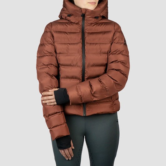 Pufferjas Kort Penelope Burnt Umber