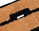 Step-up stool with matt black