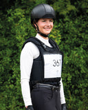 Rugnummerhouder met Rits Zwart