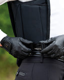 Rugnummerhouder met Rits Zwart