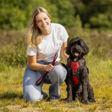 Hondenriem Sunset Red