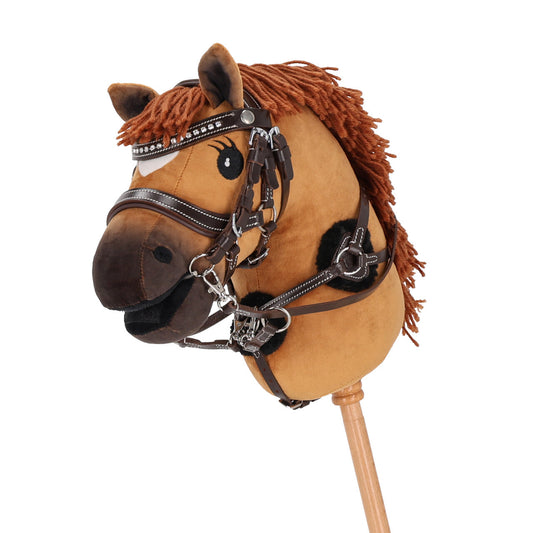 Borsttuig Hobby horse Donkerbruin