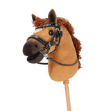 Hoofdstel Hobby horse Zwart
