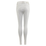 Riding breeches Cancun Snow White silicone seat