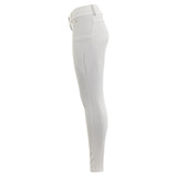 Riding breeches Cancun Snow White silicone seat
