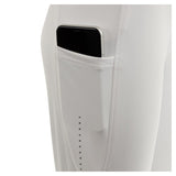 Riding breeches Cancun Snow White silicone seat