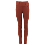 Figo Silicone Seat Riding Leggings Junior Roasted Russet