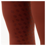 Figo Silicone Seat Riding Leggings Junior Roasted Russet