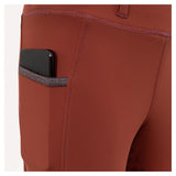 Figo Silicone Seat Riding Leggings Junior Roasted Russet