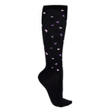 Kousen Lize Zwart / Violet