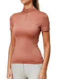 Equestrian Stockholm UV Protection Top Coral