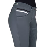 Riding breeches Softshell Emma Full Grip Jungle Green