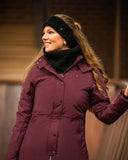 Winterjas Maelynn Wine Red