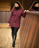 Winterjas Maelynn Wine Red