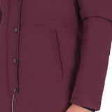 Winterjas Maelynn Wine Red