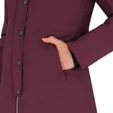 Winterjas Maelynn Wine Red