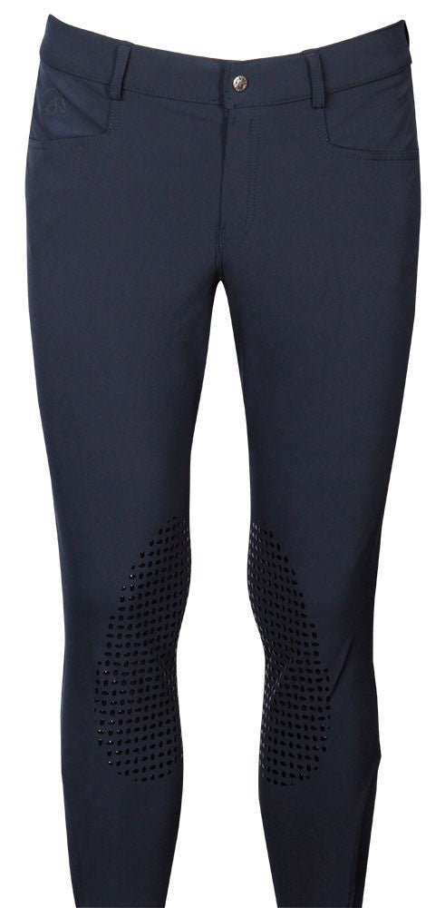 Riding Breeches Liciano Knee Grip Men Black