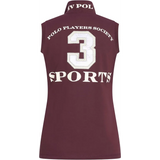 Poloshirt Favouritas Sleeveless Dark Berry