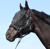 Halter-fly hood combination