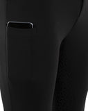 Riding Breeches Maikel Men Black Full Grip