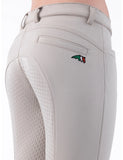 Riding leggings Equiline Cerk Junior Knee Grip White
