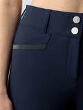 Equiline Crystalek Rijbroek Full Grip High Waist Blauw
