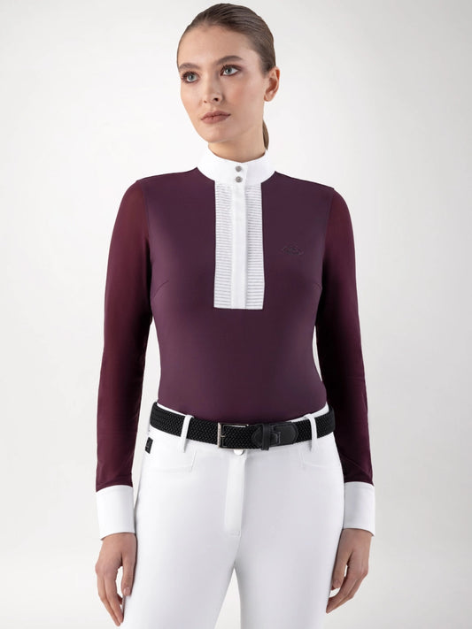 Equiline Wedstrijdshirt Golk Amaranto