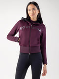 Equiline Full Zip Sweatshirt Amaranth
