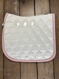 Custom | Eskadron Wave Zadeldek Wit Roze I