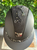 Samshield 2.0 Miss ShadowMatt Black Flower Swarovski Jewelery Top + Frontal band