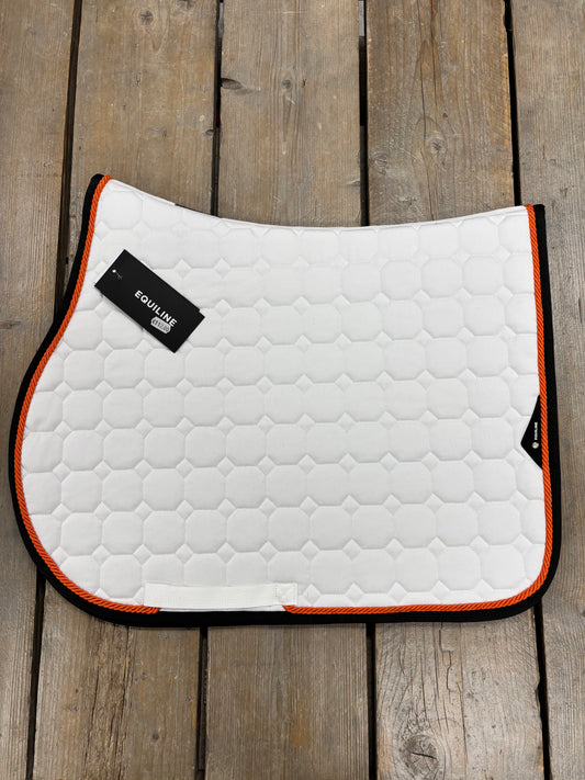 Custom | Equiline Octagon Zadeldek Wit Oranje