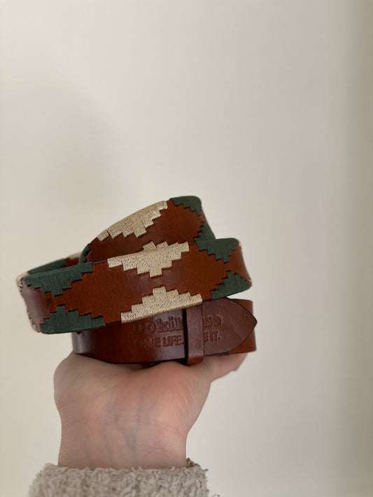 Polo belt Orange/Blue