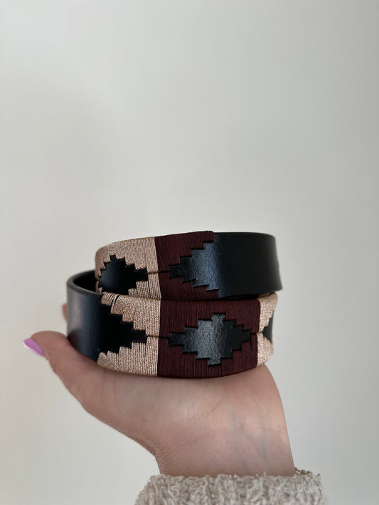 Polo belt Orange/Blue