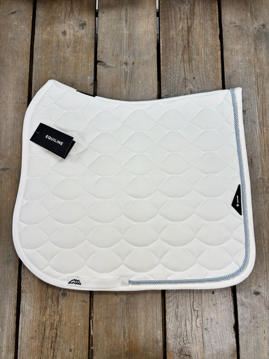 Custom Made Equiline Octagon Saddle Pad White