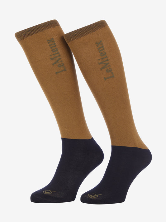 LeMieux Competition Socks 2-Pack Ginger