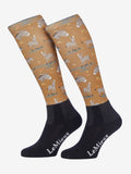 LeMieux Footsie Socks Donkey One-Size Ginger