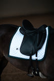 Equestrian Stockholm Saddle Pad Dramatic Monday Modern White