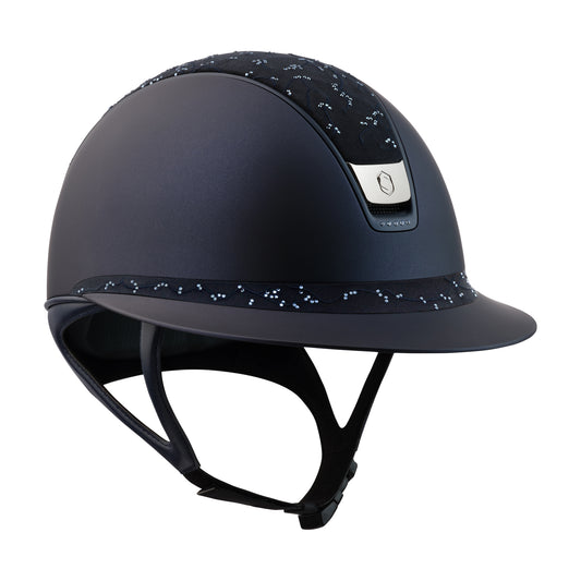 Samshield 2.0 Miss ShadowMatt Blauw Crystal Leaf + 5 Swarovski