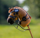 Nummerhouder oval Hobby horse Bruin
