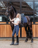 PresTeq rijbroek PerformNow Full Grip Navy